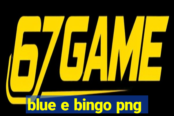 blue e bingo png